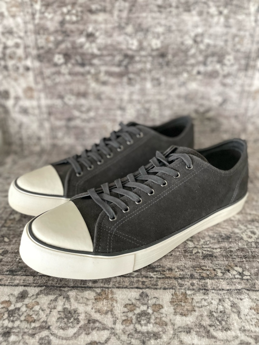 Thursday Boot Co Retro Sneakers Gray Suede Mens Size 14 Casual Shoes